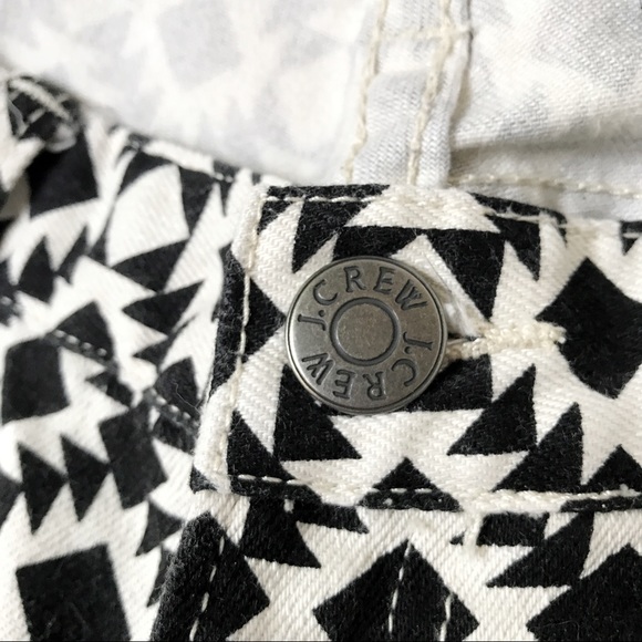 J. Crew Geometric Pattern Toothpick Pants - Picture 5 of 6